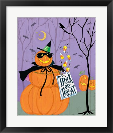 Framed Happy Haunting II Print