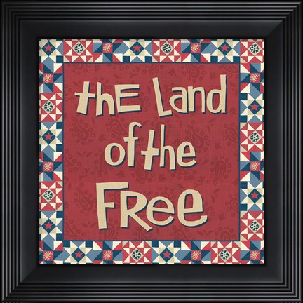 Framed American Country V Print