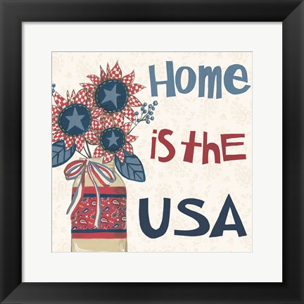 Framed American Country III Print