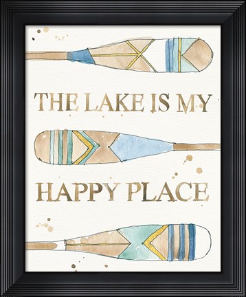 Framed Lakehouse III Print