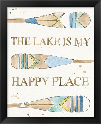 Framed Lakehouse III Print