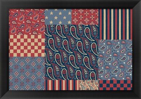 Framed American Country VI Print