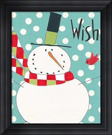 Framed Whimsy Winterland III Print