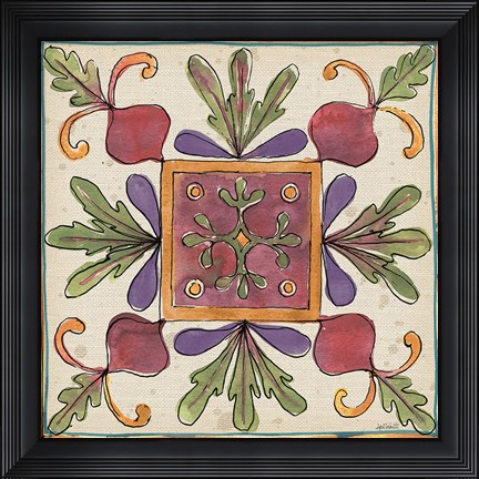 Framed Farmers Feast Tiles II Print