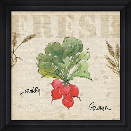 Framed Farmers Feast II Print