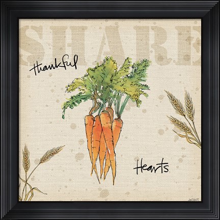Framed Farmers Feast Harvest V Print