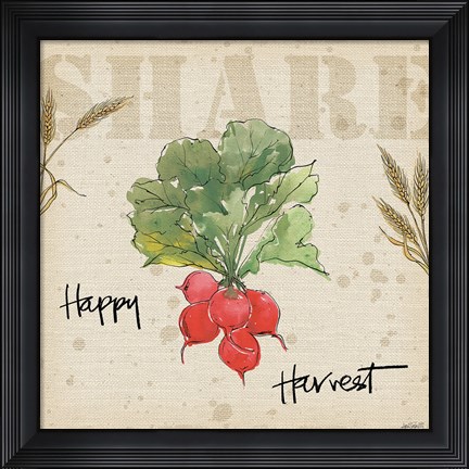 Framed Farmers Feast Harvest II Print