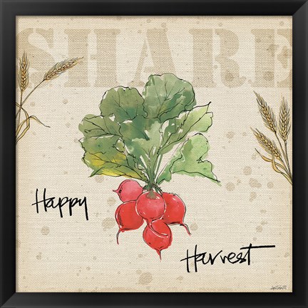 Framed Farmers Feast Harvest II Print