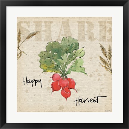 Framed Farmers Feast Harvest II Print