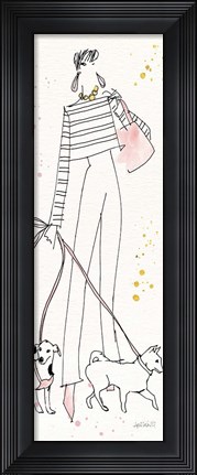 Framed Fashion Feet VII Crop Print