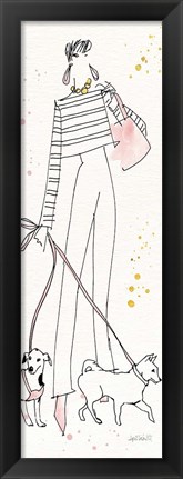 Framed Fashion Feet VII Crop Print