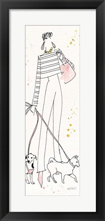 Framed Fashion Feet VII Crop Print