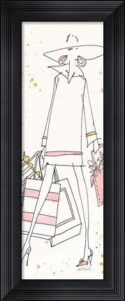 Framed Fashion Feet VI Crop Print