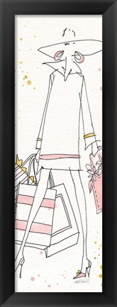 Framed Fashion Feet VI Crop Print