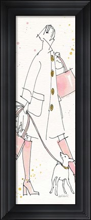 Framed Fashion Feet V Crop Print