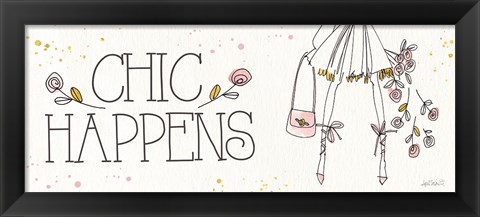 Framed Fashion Feet XII Print