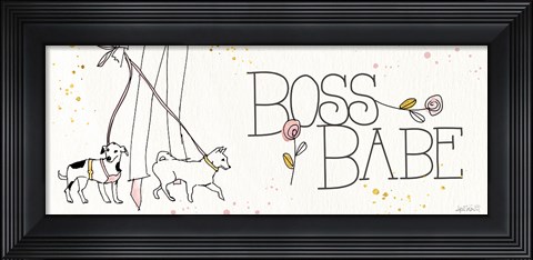 Framed Fashion Feet XI Print