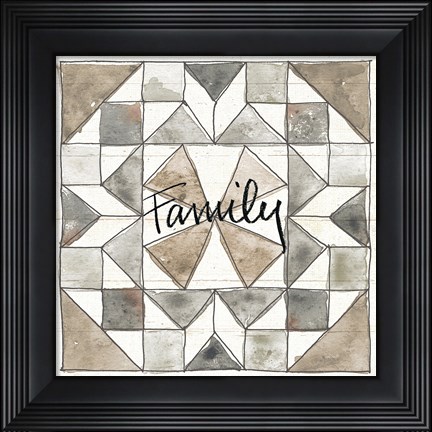 Framed Farm Memories XII Family Print