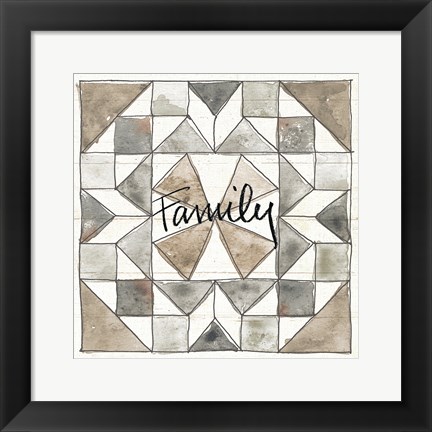 Framed Farm Memories XII Family Print