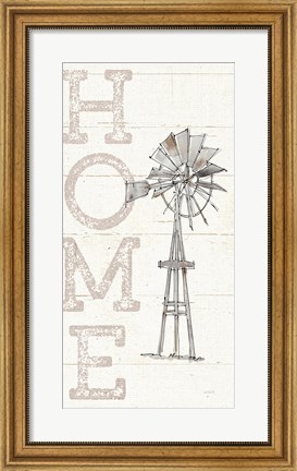 Framed Farm Memories III Home Crop Print