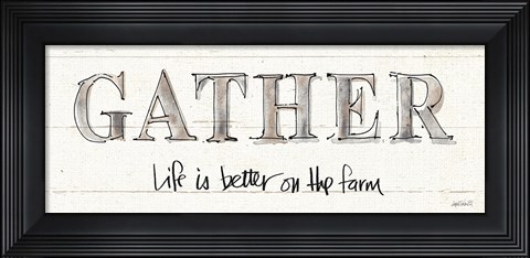 Framed Farm Memories VIII Print