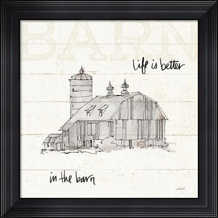 Framed Farm Memories IV Print