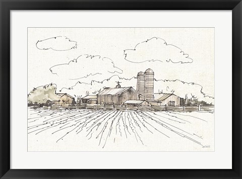 Framed Farm Memories I Print
