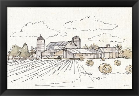 Framed Farm Memories II Print