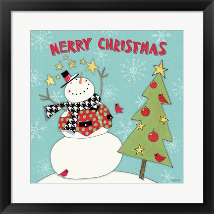 Framed Snowman Sentiments IV Print