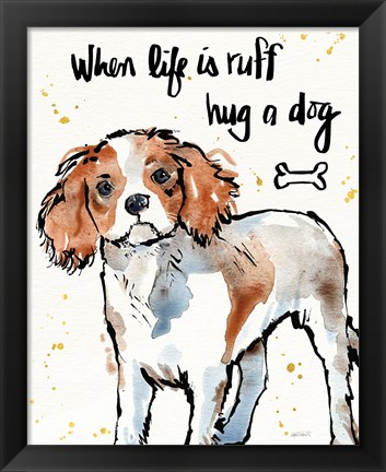 Framed Strike a Paws XII Print