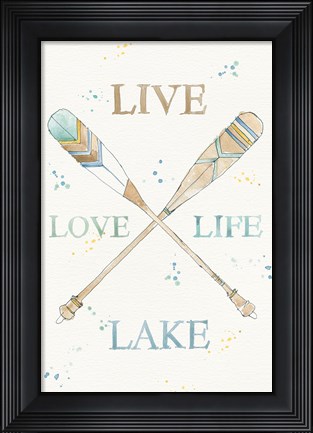 Framed Lakehouse V v2 Print
