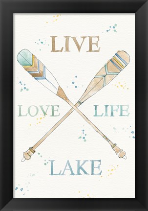 Framed Lakehouse V v2 Print