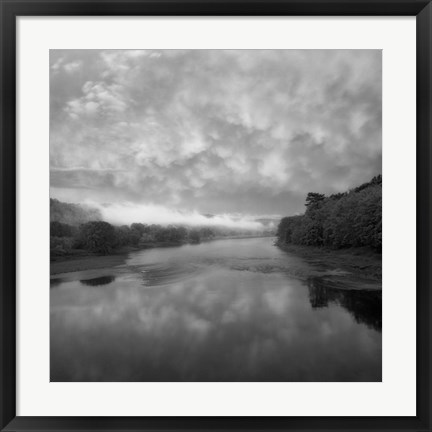 Framed Morning on the River Print