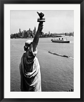 Framed Statue of Liberty Print
