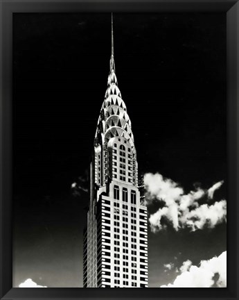 Framed Chrysler Building Print