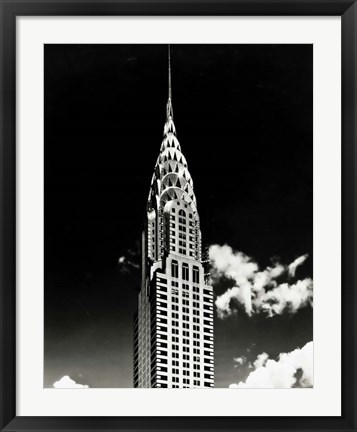 Framed Chrysler Building Print