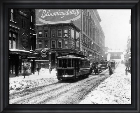 Framed Vintage Bloomingdale&#39;s Print