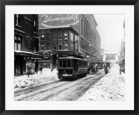 Framed Vintage Bloomingdale&#39;s Print