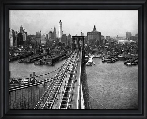 Framed Brooklyn Bridge Print