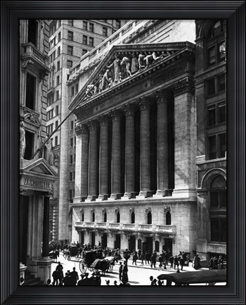 Framed NY Stock Exchange Print