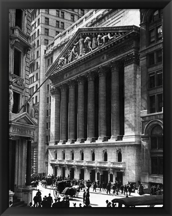 Framed NY Stock Exchange Print