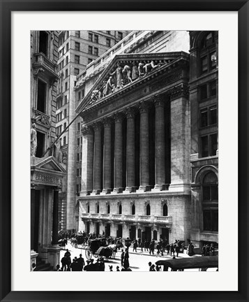 Framed NY Stock Exchange Print