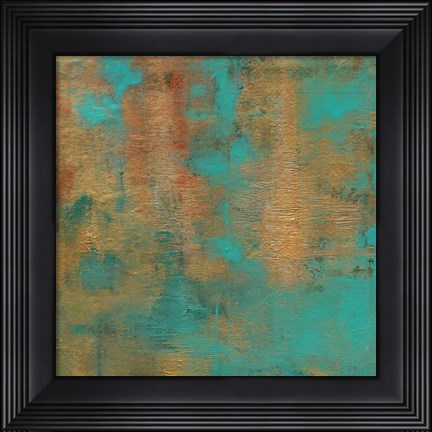 Framed Rustic Elegance Square I Print