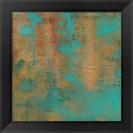 Framed Rustic Elegance Square I Print