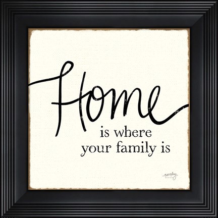 Framed Blessings of Home II (Home) Print