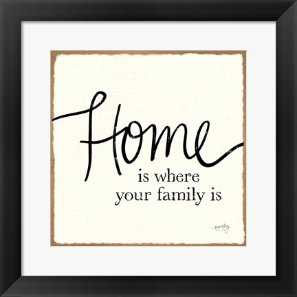 Framed Blessings of Home II (Home) Print