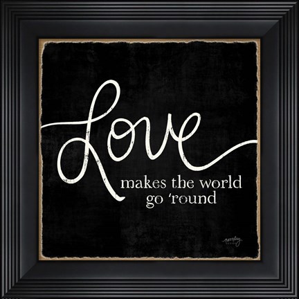 Framed Blessings of Home IV (Love) Print