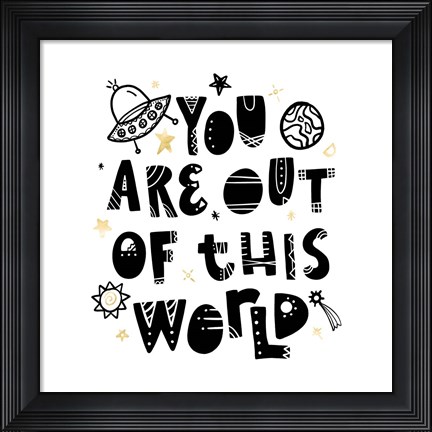 Framed Give Me Space III Print