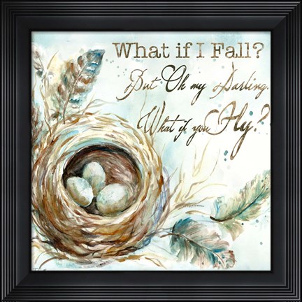 Framed Nest Fly Print