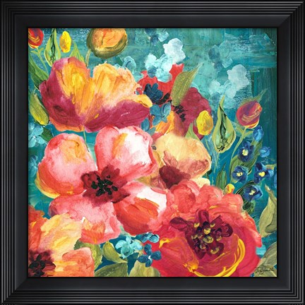Framed Rainbow Garden Print